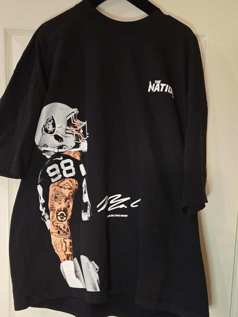 The Nation Maxx Crosby Las Vegas Raiders XXL Mens Shirt